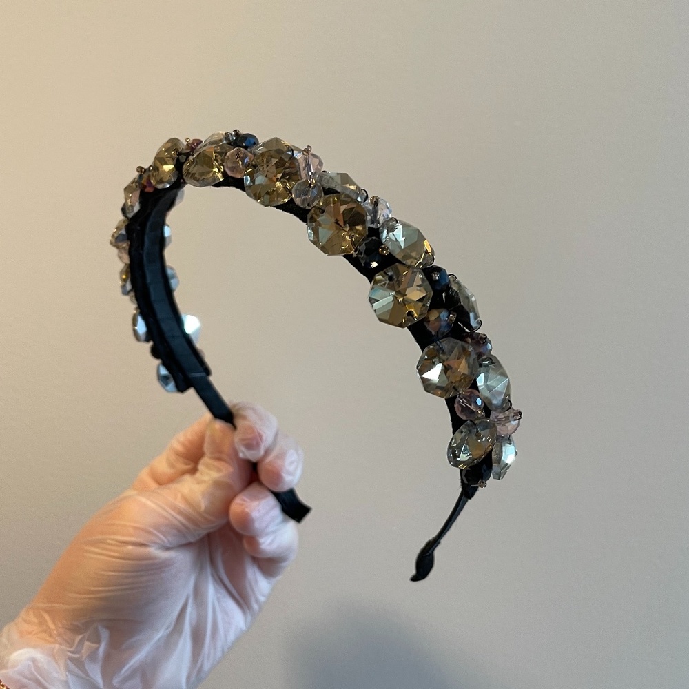 Yellow Crystal headband